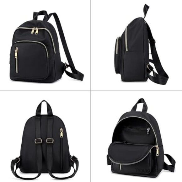 Mini Backpack Purse Water Resistant Nylon Daypack College Bag main image 7